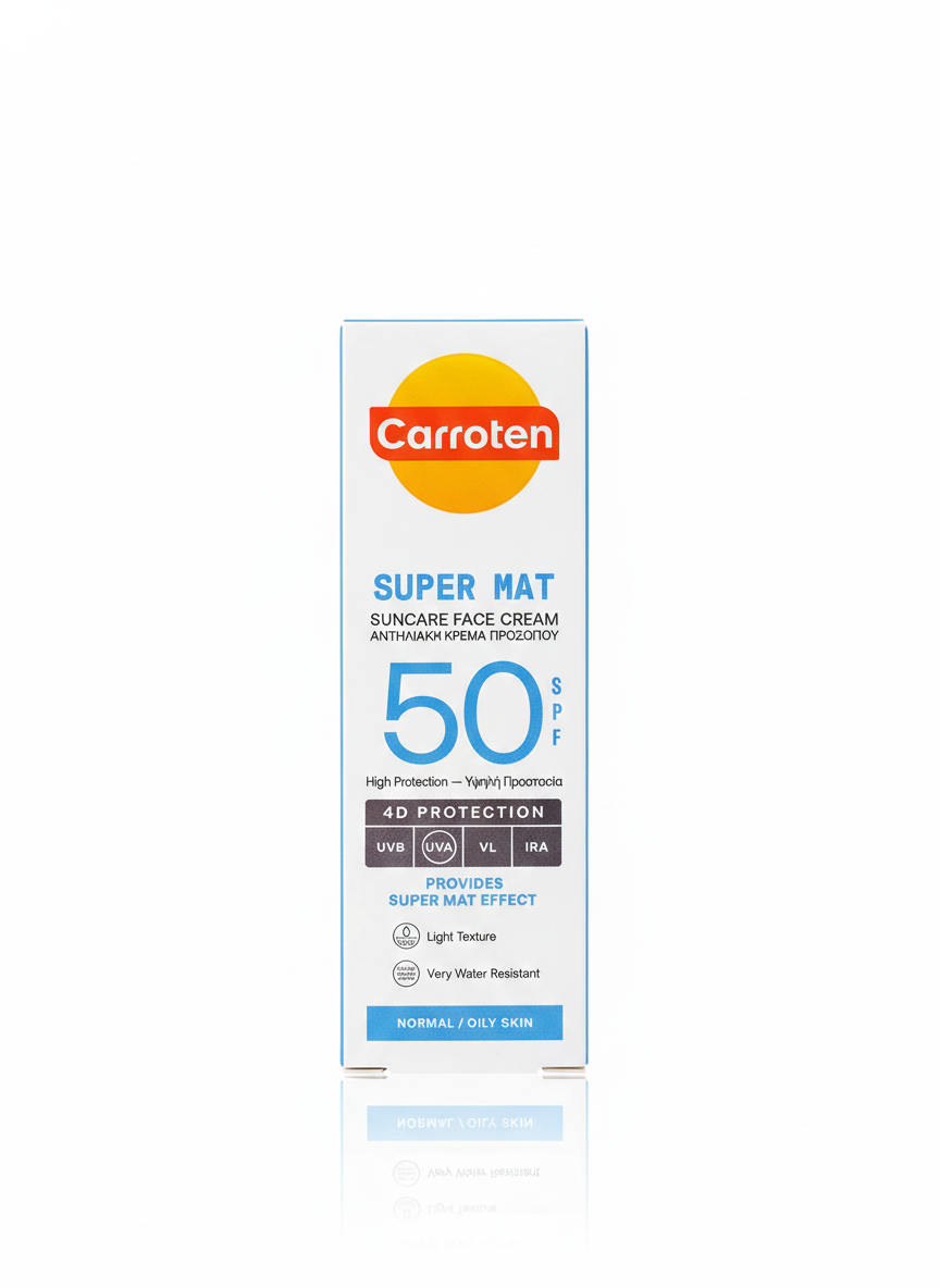Carroten Super Mat Suncare Face Cream SPF 50